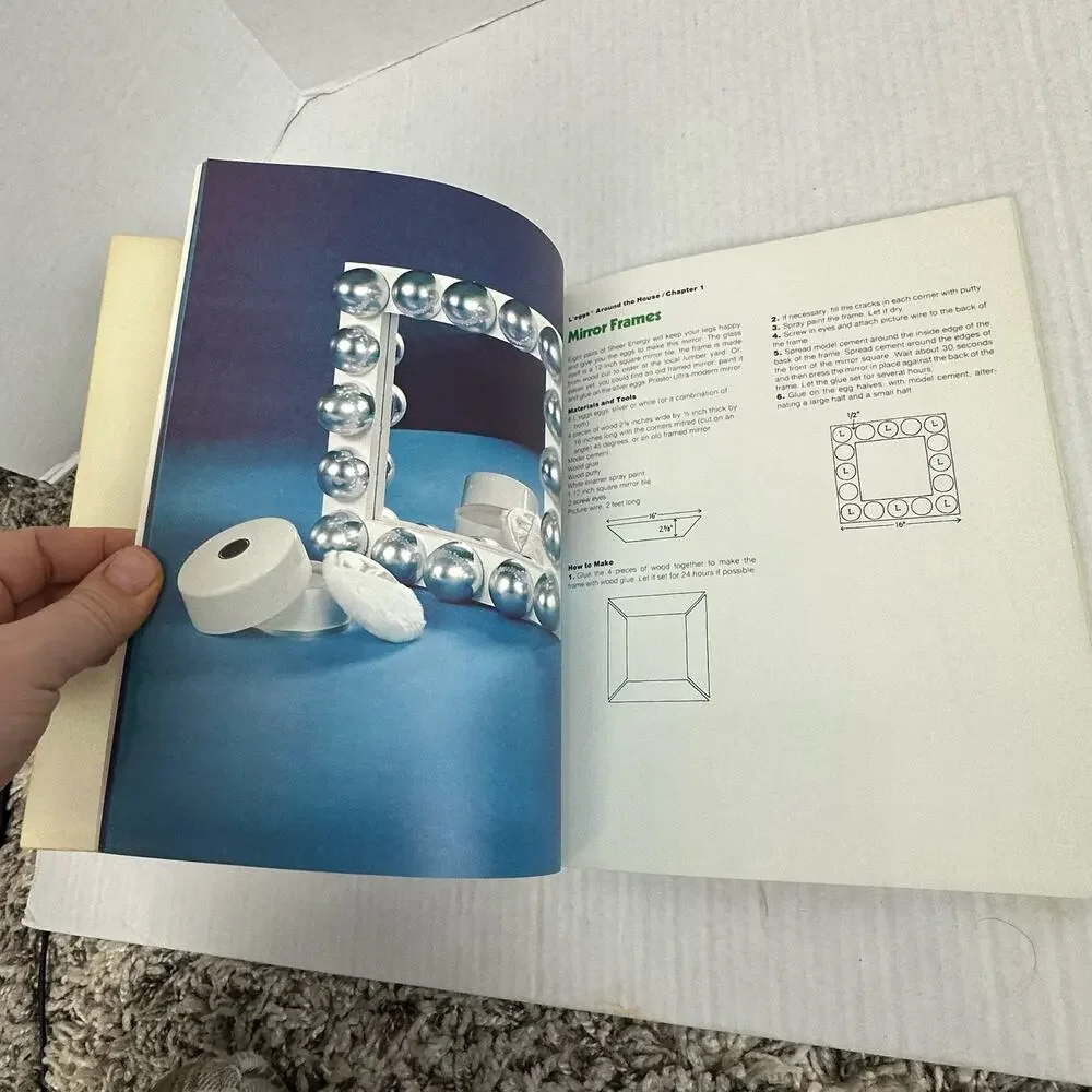 The L'eggs Idea Book Craft Instructions Patterns Projects Alexandra Eames 1976